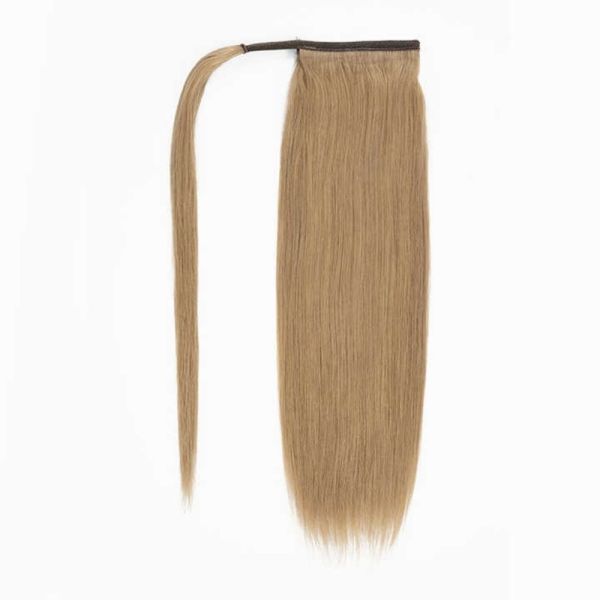Remy Hair Brazilian Curly Wrap Around Ponytail Human Hair with No Tangle