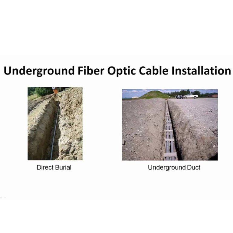 Non Metal Anti Rodent GYFTY6363 Optical Fibre Underground Cable