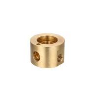 El CNC de cobre amarillo de torneado que trabaja a máquina micro parte la galjanoplastia de Chrome para los componentes electrónicos