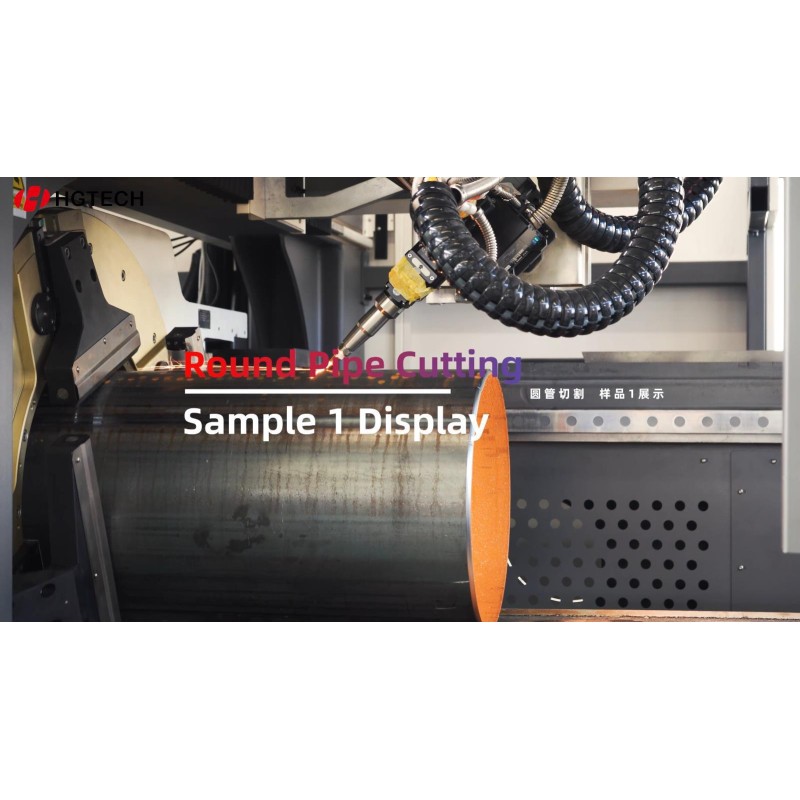 Talos Series Three Chuck Fiber Laser Tube Cutting Machine Price Supplier for Agricultural Machinery Processing