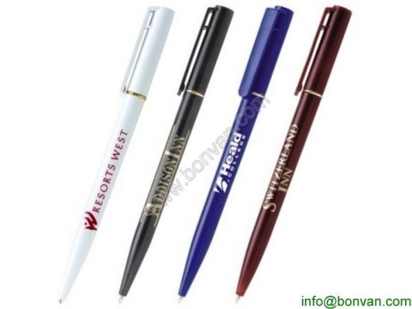 hotel plastic pen,hilton ball pen, holiday inn use chain store ball pen