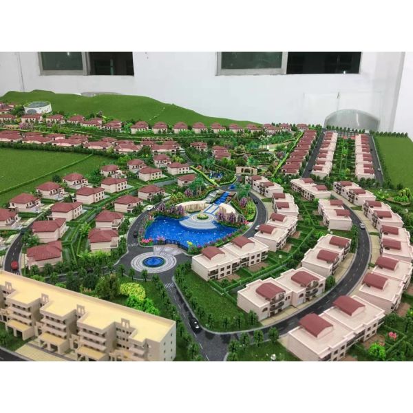 Led Lighting Architectural Model Making Materials , Real Estate Scale Mockup