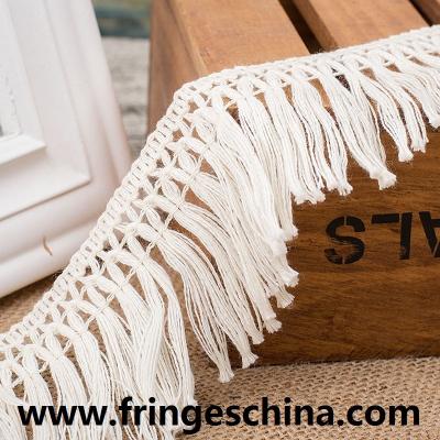Hot selling handmade colorful hanging ball lace cotton trimmings tassels fringes for home decoration