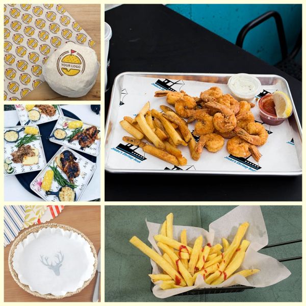 Бумага для прокладки на тарелки для пищевых продуктов класса 3 35 г / г 40 г / г