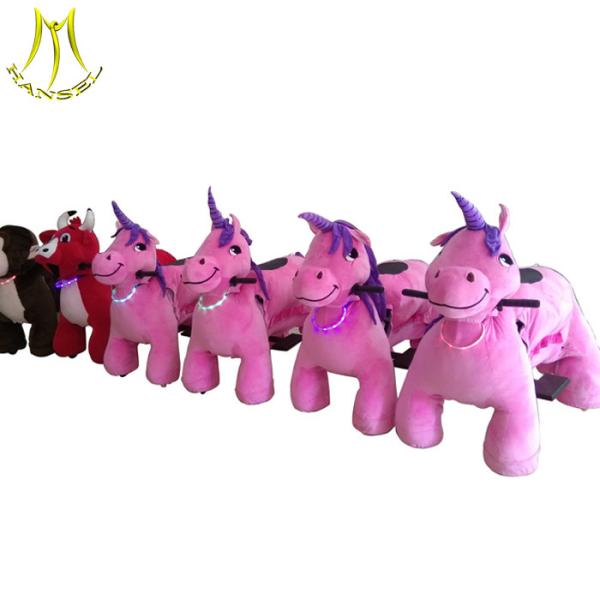 Hansel  coin operated plush electric rideable animal children's electric bike