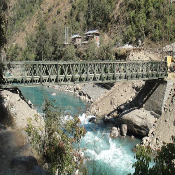 Harzone Cb200 Type Bailey Truss Bridge / Steel Pedestrian Bridge