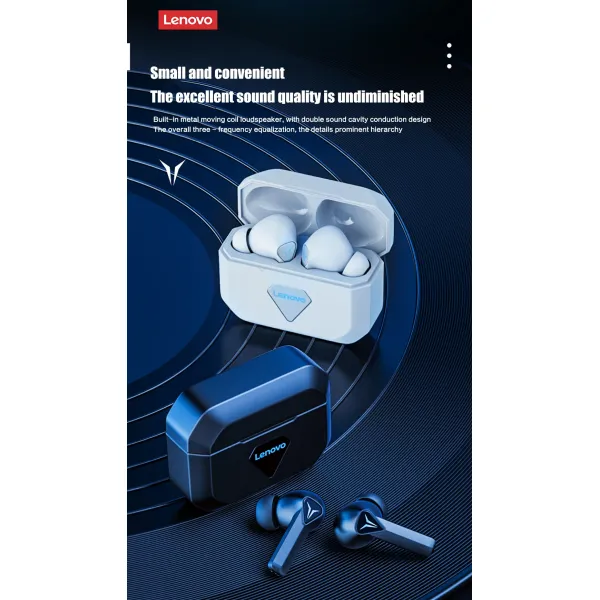 Lenovo GM6 Game Wireless Earbuds Waterproof TWS 300mAh For Sports
