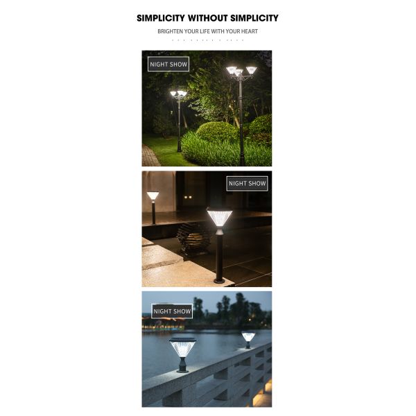 IP65 Easy Install LED Solar Wall Lights Outdoor , Aluminum High Lumen Solar Light 100lm