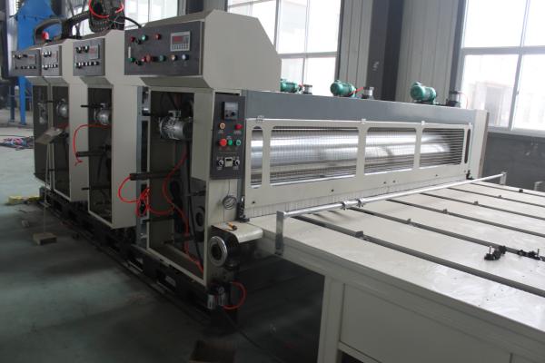 11kw Semi-Auto Feeding Flexo Printer Slotter Machine / Carton Box Printing Machine