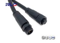 A tomada e o soquete impermeáveis cabografam o conector impermeável do Pin M12 do conector 2