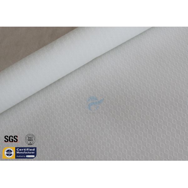 Белый силикон покрыл проверенную ткань 300ГСМ рисбермы ББК зол ткани стеклоткани горячую