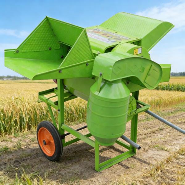 Solid Iron Grain Threshing Machine Corrosion Resistant Agricultural Grain Crusher