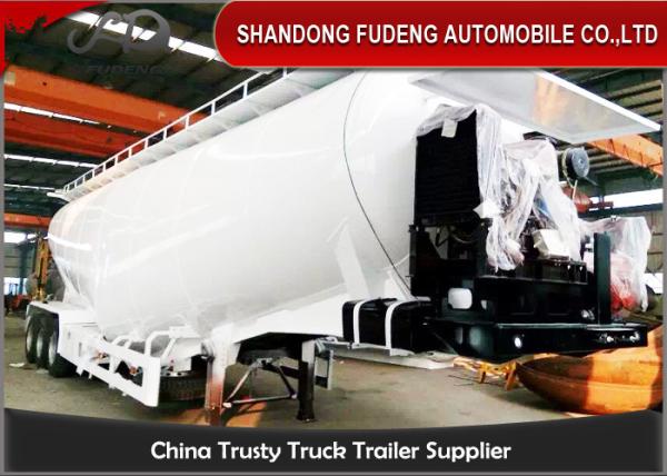 Professional V Type Cement Tanker Semi Trailer  Optional Volume 3 X 13 Ton Axles