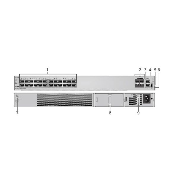 High Performance Fiber Optic 2.5Gb Managed Switch S5735-S24T4X