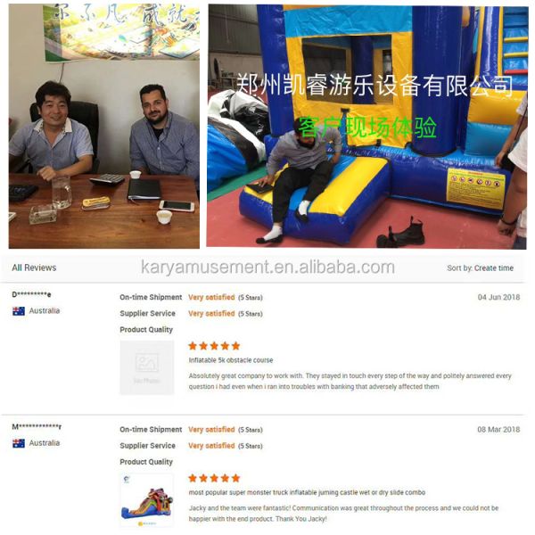EN14960 Certified Customized Color Sesame Street Inflatable Playground Bouncer for Kids