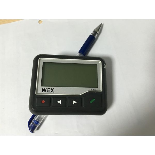 Alphanumeric Pager 25KHz 512bps 5uV/M Mobile Pager Device