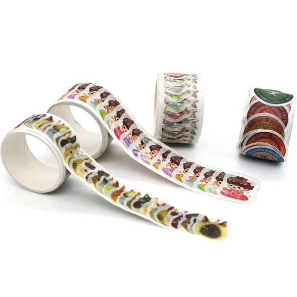 Custom Japanese Decorative Washi Tape Printed Die Cut Washi Tape