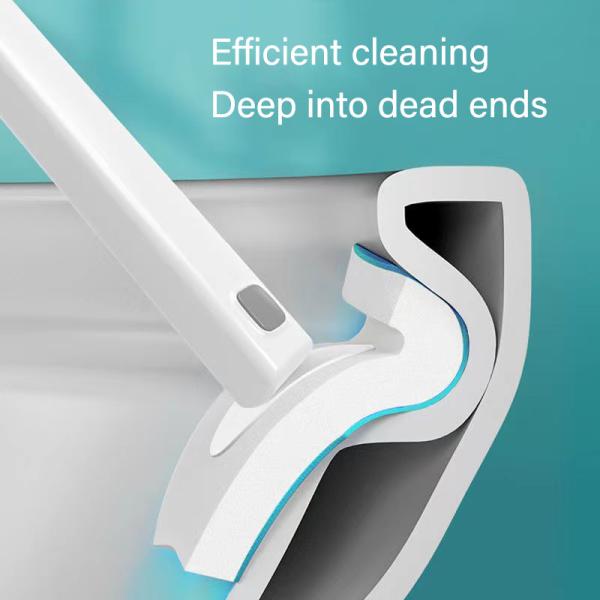 Environmentally Friendly And Clean Disposable Toilet Brush Replace Immediately After Use For Clean And Hygienic Use.