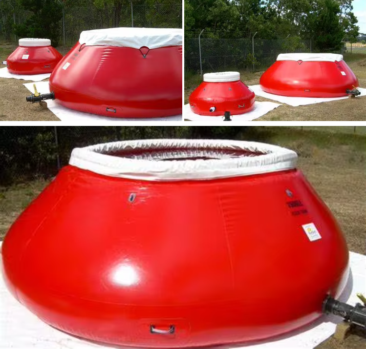 Customized Outdoor Portable Union Shape Water Tank Foldable PVC Flexible Water Storage Container Bladder