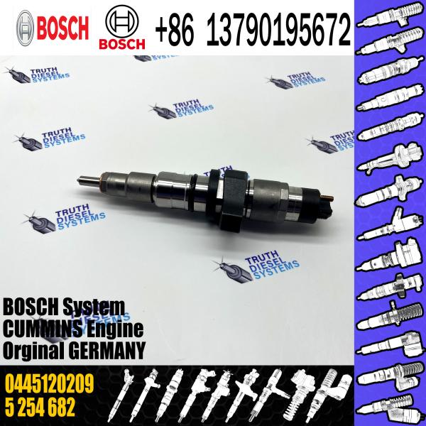Injetor diesel de alta qualidade 0445120252 0445120254 para BOSCH, injetor comum de alta pressão 0445120209 do trilho