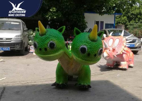 Theme Park Motorized Animal Scooters Remote Control Weather Resistant