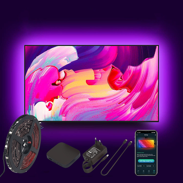 RGB светодиодные световые ленты с синхронизированной музыкой