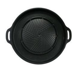 Korean Style Square Stovetop Grill Pan  Aluminum Non Stick Smokeless Barbecue Stovetop Plate