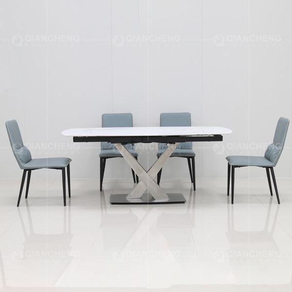Обеденный стол мрамора Qiancheng со стульями