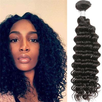 Pretty Soft Deep Peruvian Hair Weave Bundles Double Machine Weft Single Drawn Hair
