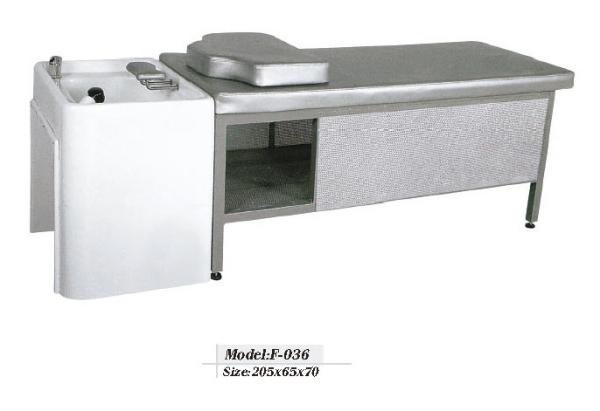 shampoo bed ,shampoo chair ,metal frame base shampoo bed F-036