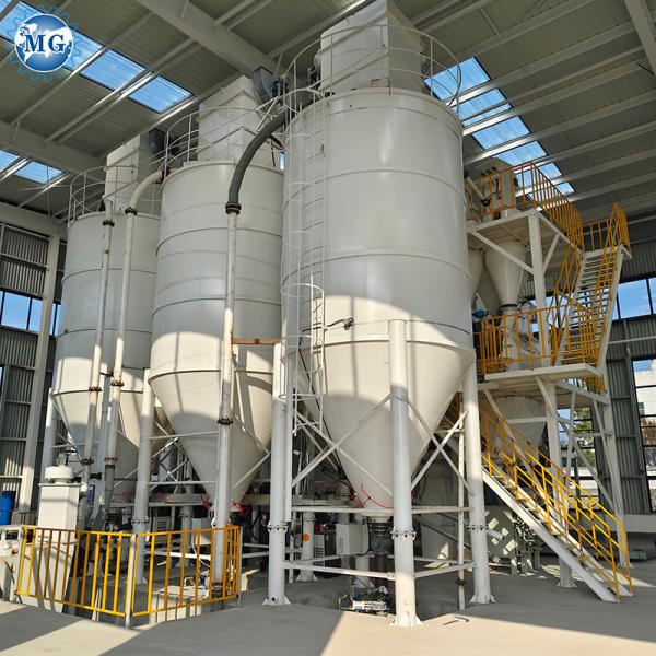 Full Automatic Sand Cement Powder Mixing Tile Grout Tile Adhesive Dry Mix Plant