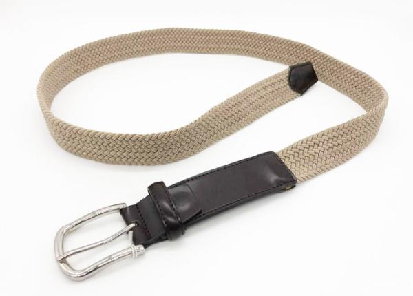 100 - correia elástica tecida homens do comprimento de 140cm personalizada com curvatura liga de zinco
