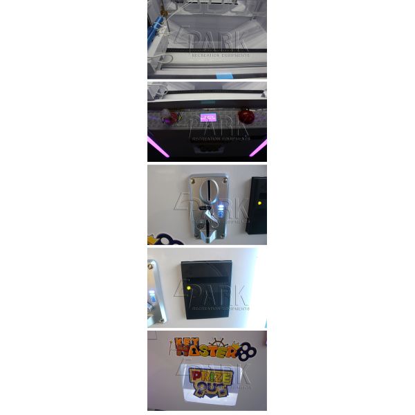 15 Lots Key Master Key Inserting Hole Vending Game Machine With LCD Screen And Mini Keyboard