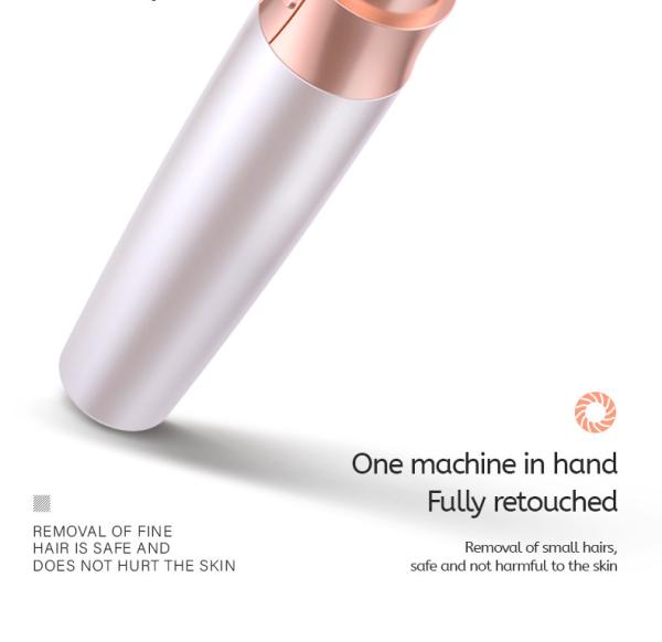 ABS Portable Painless Eyebrow Hair Remover Mini For Lady