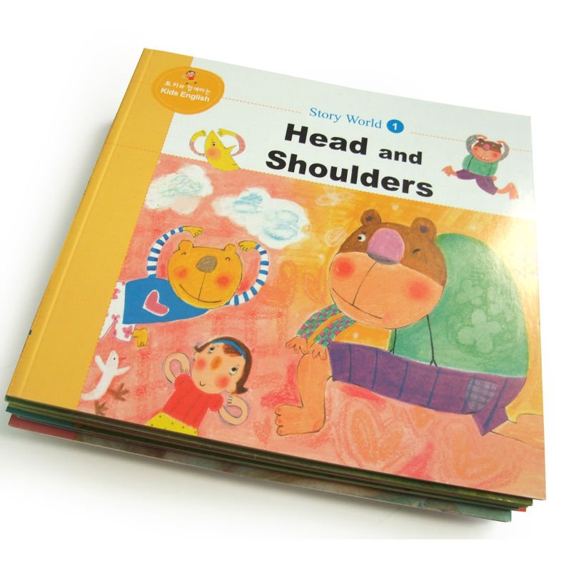 Glossy / Matt lamination or glossy / matte oil vanishing Childrens Book Printing Service