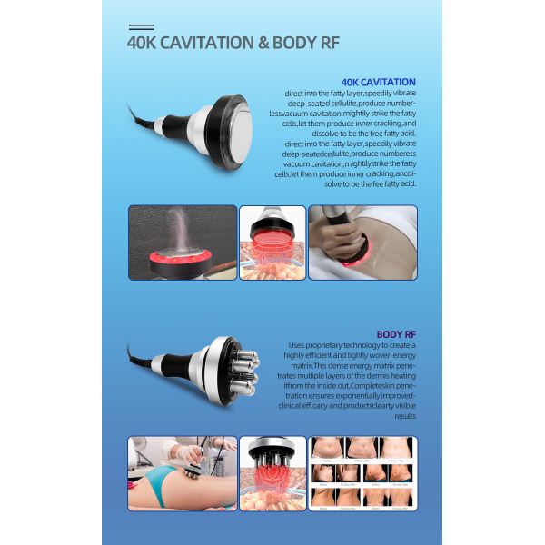 40K Cavitation Ultra Slimming Ems 2 In1 Body Sculpting 360 Cryo Machine
