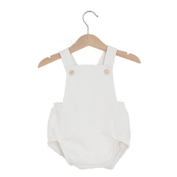 Custom Cotton Line Baby Clothes Baby Girls Romper Onesie Sleeveless Soft Clothes Baby Bodysuit