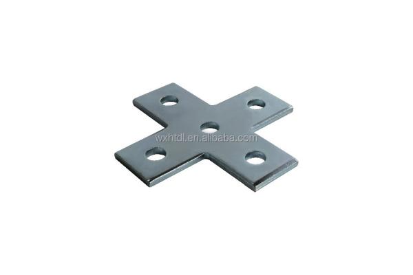Unistrut 2 Hole 3-Hole 4 Hole Splice Flat Plates Steel Metal Channel Fittings