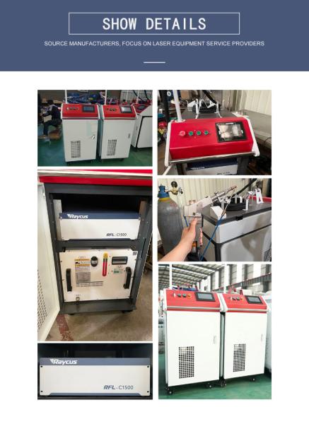 Fiber Laser Cleaning Welding Cutting Machine 3-in-1 Multifunction Metal Laser Rust Remover with 1070nm Laser Wavelength
