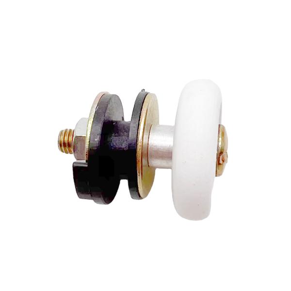 Bathroom Zamak Sliding Stainless Steel Door Rollers Pulley Customized