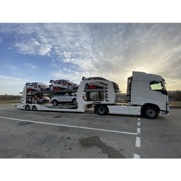 CIMC Factory Direct 2 Axle 6-8 Carro de transporte por carretera y tierra Semirremolque