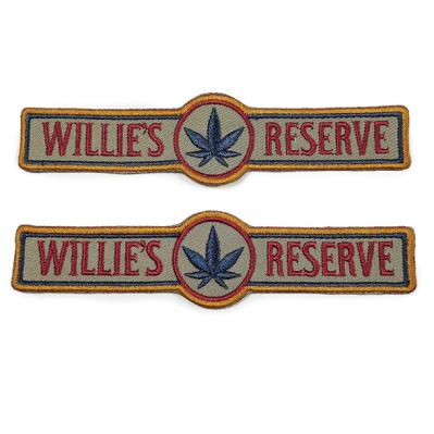 Fabric Iron On Embroidered Patches Custom Motorcycle Jacket Patches