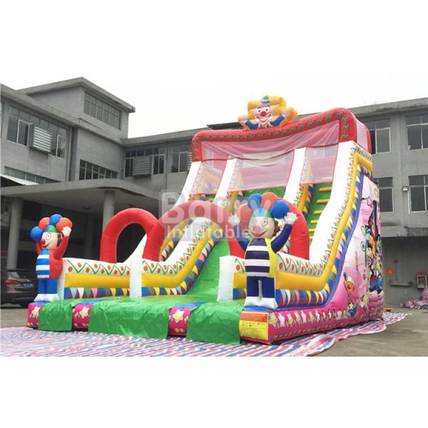 Tarpaulin Inflatable Bouncer Rabbit Jumping Castle Bounce House With Slide