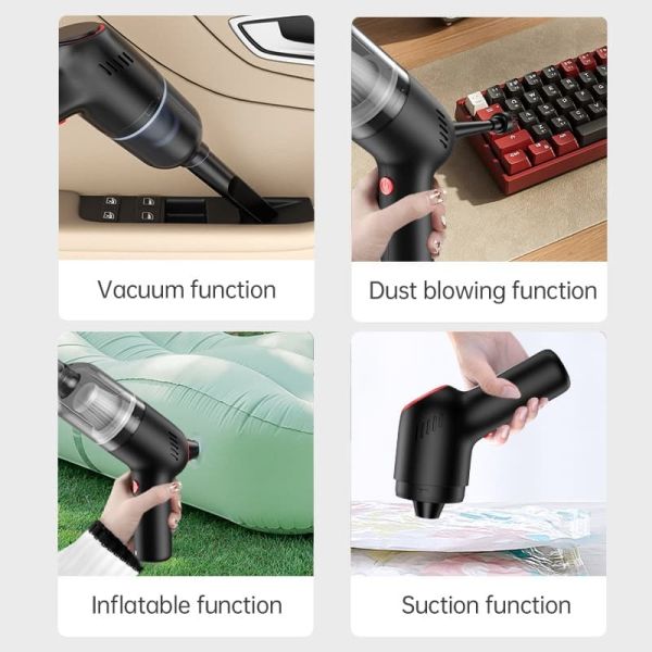 Compact 6500Pa Wireless Handheld Vacuum Cleaner For Car