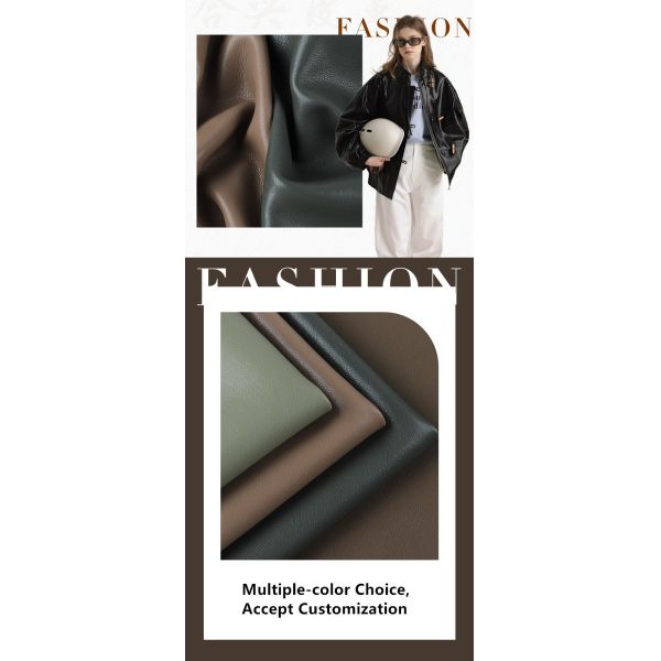 Мягкий белок одежда PU кожа для одежды толщина 0,8 мм