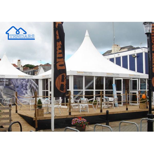 Custom Steel Aluminum White PVC Garden Pagoda Marquee Tent Outdoor Commercial Structure