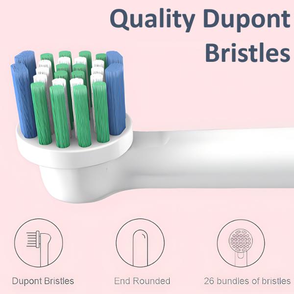 IPX7 Limpeza Oral Escova de Dentes Elétrica Sónica Dupla Escova de Dentes Elétrica Impermeável