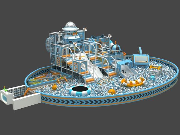 Commercial Naughty Castle Trampoline Park 25m2 Super Space Indoor Theme Park