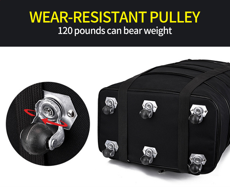 OEM Multipurpose High Quality Waterproof Oxford Duffel Bag Large Capacity Lightweight Foldable Travel Bag With Wheels