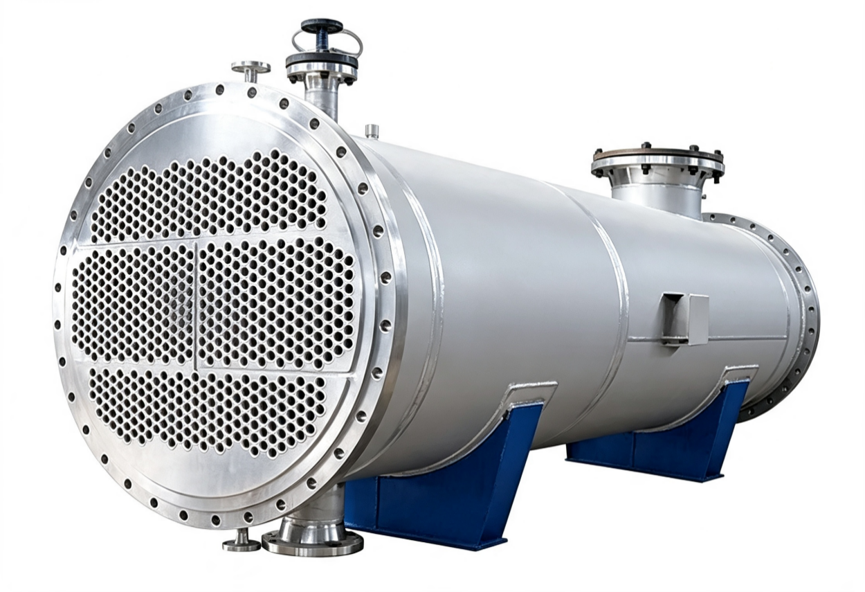 High Efficiency Tubular Heat Exchanger for Industrial Heat Transfer and Process Cooling Applications